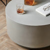 Concrete Effect Side Table Stone Coffee Bed Side Living Room Furniture SR