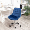 Velvet Office Chair Home Swivel Computer Desk Chair Ergonomic Adjustable Height