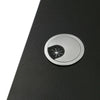 Gaming Table LED Black Computer Racing Desk RGB with Cup Holder Headphone Hook