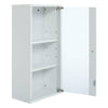 Bathroom Cabinet White Wooden Single Door Wall Mounted Unit Storage Shelf Rack