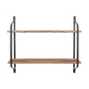 Rustic Wood Tri Wall Shelf Kitchen Floating Shelves Large Corner Racks Storage