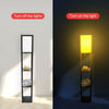 Modern Shelf Floor Lamp Soft Light 4-tier Open Shelves Storage Display Decor DIY