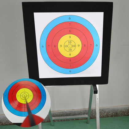 2 Faces 4 Pins Lightweight Black High Density EVA Foam Archery Target Mat UK