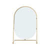 Modern Metal Frame Vanity Tabletop Mirror Free Standing Makeup Dressing Bathroom