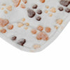 Fine-Pet Warm Pet Mat Large Paw Print Cat Dog Puppy Fleece Soft Blanket Cushion