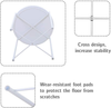 Coffee Round Table Small Side Table Metal Sofa Cabinet Bedside Table Sna
