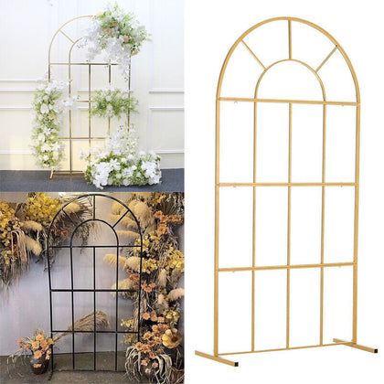 Large 2m Wedding Arch Metal Frame Backdrop Stand Flower Rack BirthdayParty Decor