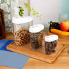 5PCS Dried Food Cereal Flour Bean Storage Dispenser Rice Container Sealed Box