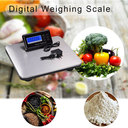 UK Heavy Duty Digital 150/300kg Platform Scale Warehouse Postal Parcel Scale