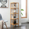 3/4/5 Tier Bookcase Shelving Unit Wood Bookshelf Free Standing Storage Display