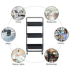 3 Tier Slim Kitchen Storage Trolley Cart Rack Tray Shelf Rolling Wheel W/ Handle