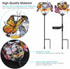 Set of 4 Solar Power LED Butterfly Stake Lights Garden Lights Outdoor Lawn Lamp