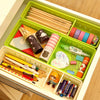 Drawer Dividers Desk Organiser Adjustable Storage Boxes Stationary Tidy Tray UK