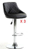 Set of 3 Matching Bar Stools Faux Barstools Kitchen Stool Breakfast Bar Chairs