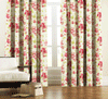 CLEARANCE Bouquet Floral Design Lined Pair Of Curtains - 3 Colours -Free Postage