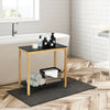 2-Tier Console Table Sofa Side Table Narrow End Table Hall Desk Storage Shelf