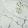 Morocco Voile Curtain Panel Net Window Screening Curtains Slot Top Home Decor