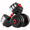 FITNESS 20KG DUMBELLS PAIR OF WEIGHTS BARBELL/DUMBBELL BODY BUILDING SET 🔥