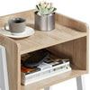 Industrial Side End Table Stackable Bedside Table Storage Nightstand for Bedroom
