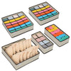 5x Foldable Underwear Bra Socks Drawer Organiser Divider Storage Box