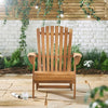 Chair - Fire Pit Chair, Acacia Hardwood Garden Furniture - VonHaus