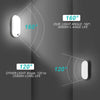 14W MOTION PIR Sensor Light Flush Wall Mounted Oval Bulkhead Light 6500K Outdoor
