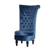 Velvet Dressing Table Stool Chair Storage Accent Throne Fireside Chair High Back