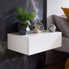 Floating Wall Mounted Bedroom Bedside Table Cabinet Book Stand Shelf Drawer Home