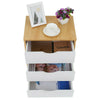 3 Drawer Wooden Bedside Table Cabinet Nightstand Storage Bedroom Furniture
