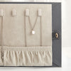 4 Layers Large Jewellery Box Storage Organizer Case Cabinet w/Portable Box Grey