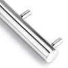 Wall Mounted Stainless Steel Swing Arm Holder Clothes Coat Hanger Rack 5 Hooks