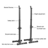 Gym Squat Rack Stands Adjustable Barbell Heavy Duty Weight Bench Support Stand
