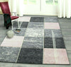 MODERN DESIGN RUG SILVER GREY SOFT LARGE LIVING ROOM FLOOR BEDROOM CARPET RUGS