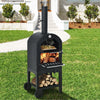Outdoor Pizza Oven Wood-fired Pizza Maker Pizza Stone with Waterproof Cover