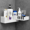 Corner Storage Rack Bathroom Shower Shelf Organiser Basket Tidy Rotating Tripod