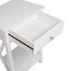 White Bedside Table Nightstand 1 Drawer Side Cabinet Storage Chest Bedroom