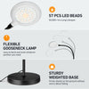 LED Floor Standing Lamp Craft Reading Light Table Desk Flexible Gooseneck Light