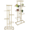 Plant Stand Flower Pot 6 Pots Holder Display Shelving Flower Rack Shelf Outdoor