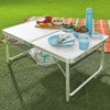 Adjustable Two-Height Folding Outdoor Camping Table H38/70cm