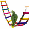 15 Pack Parrot Set Toys Metal Rope Small Ladder Stand Budgie Cockatiel Cage Bird