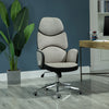 Vinsetto Modern Office Chair Ergonomic Padding High Back Swivel Beige Grey