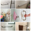 Stainless Steel Bathroom Bath Shower Handle Hand Rail Grab Safety Bar Aid Holder