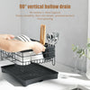 1 Tier Large Dish Drainer Rack Kitchen Draining Cutlery Holder+Chopstick Holder