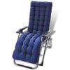 Sun Lounger Sunbed Cushion Pad Garden In/Outdoor Beach Recliner Chair Seat Pads