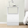 Bedroom Nightstand w/Drawer White Bedside Chest Side Table Cabinets UK