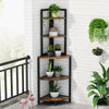 5tier Corner Shelf Ladder Shelf Bookshelf Display Storage Stand Rack Home Office