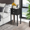 Modern Versatile Side Table End Table Sofa Bedside Table Nightstand W/ 2 Drawers