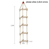 Toddler Kids in/Outdoor Wooden Climbing Frame Rope Ladder Triangle Swing Trapeze