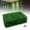 6x Plant Artificial Mat Greenery Wall Hedge Grass Fence Foliage Panel Decor