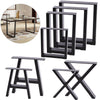 2x Industrial Metal Steel Table Legs Box/Ladder/X Frame Coffee/Bench/Desk Base